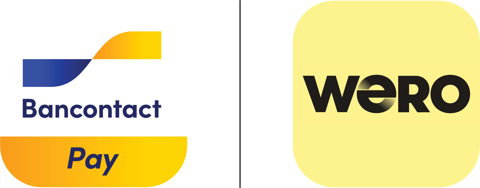 Bancontact Wero logos